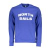Športová Pánska Mikina bez zipsu NORTH SAILS Modrá (Velkost 2XL, Farba Modrá)