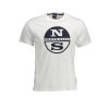 Štýlové Pánske Tričko s krátkym rukávom NORTH SAILS Biela (Velkost XL, Farba Biela)