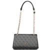 Štýlová Dámska Kabelka GUESS JEANS  24.0X16.0X7.0cm  Čierna (Velkost UNI, Farba Čierna)