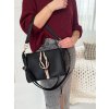 grosso damska kabelka na rameno crossbody 4019 cerna 1
