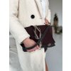 grosso damska kabelka na rameno crossbody 4019 cokoladova hneda 4