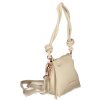 Štýlová Dámska Kabelka VALENTINO BAGS  20.0X14.0X8.0cm  Bežová (Velkost UNI, Farba Bežová)