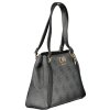 Štýlová Dámska Kabelka GUESS JEANS  37.0X24.0X10.0cm  Čierna (Velkost UNI, Farba Čierna)