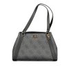 Štýlová Dámska Kabelka GUESS JEANS  37.0X24.0X10.0cm  Čierna (Velkost UNI, Farba Čierna)