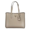 Štýlová Dámska Kabelka GUESS JEANS  35.0X28.0X11.0cm  Šedá (Velkost UNI, Farba Šedá)