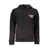 Športová Pánska Mikina bez zipsu TOMMY HILFIGER Čierna (Velkost 2XL, Farba Čierna)