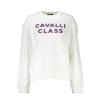 Športová Dámska Mikina bez zipsu   CAVALLI CLASS  Biela (Velkost XL, Farba Biela)