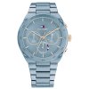 Elegantné Dámske Hodinky TOMMY HILFIGER 1782576 (38 mm) – modré puzdro modrý oceľový náramok
