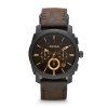 9492 fossil machine panske hodinky kulate fs4656