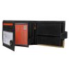 Čierno-hnedá pánska kožená peňaženka RFID v krabičke WILD V