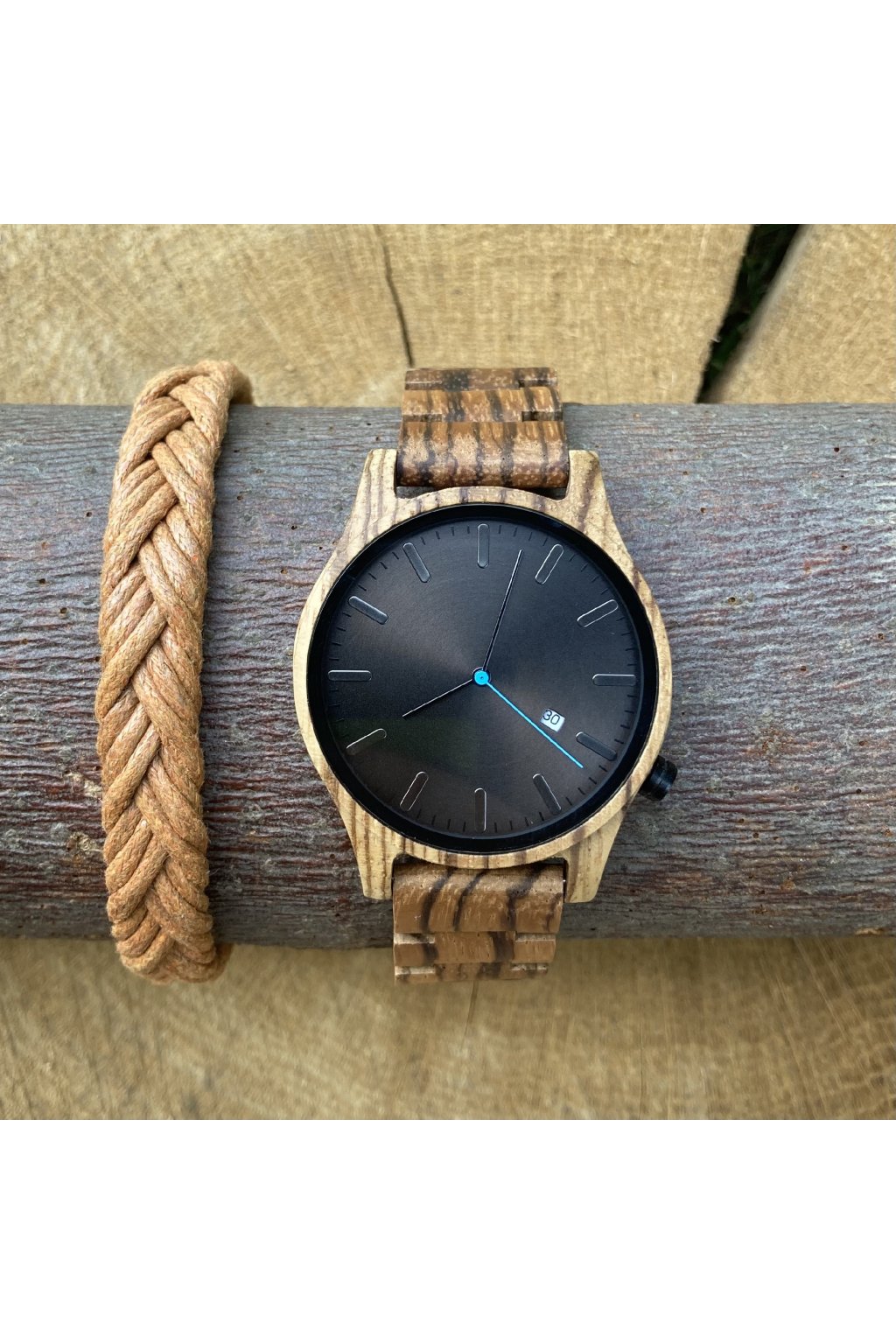 Dřevěné hodinky Viktor