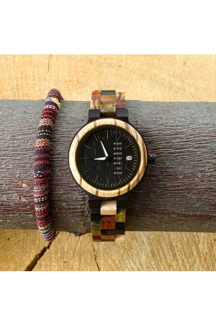 Dřevěné hodinky Andrea