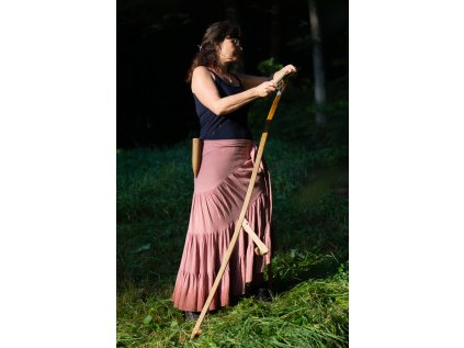 Dlouhá zavinovací sukně  z mušelínu - přeobjednávka