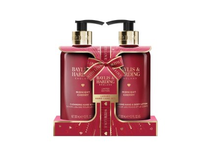 Midnight Cherry – Luxusní sada péče o ruce a tělo, 2 ks