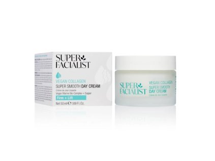 Super Facialist – Vegan Collagen Denní krém s kolagenem, 50 ml