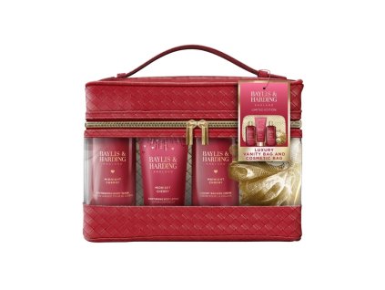 Midnight Cherry Sada péče o tělo a taštičky 5 ks