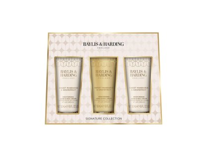 Sweet Mandarin & Grapefruit Sada krémů na ruce 3 ks