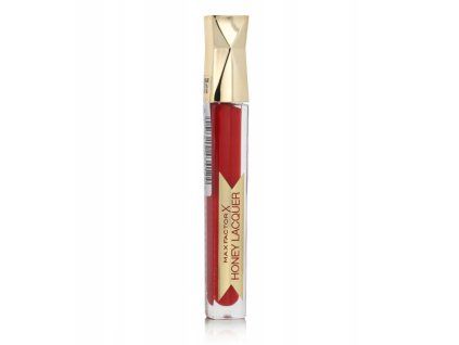 Max Factor Honey Lacquer Lesk na rty 25 Floral Ruby 3,8 ml  Červený saténový lesk na rty (Hydratační a regenerační)
