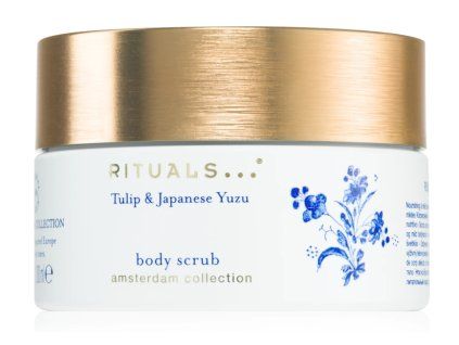 Rituals Amsterdam Collection Body Scrub tělový peeling pro ženy 200 ml  s japonským yuzu a tulipánem