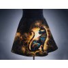 Půlkolová sukně "Fantasy Kočka"