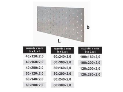 TK-spojovacia doska 100x200mmx2mm