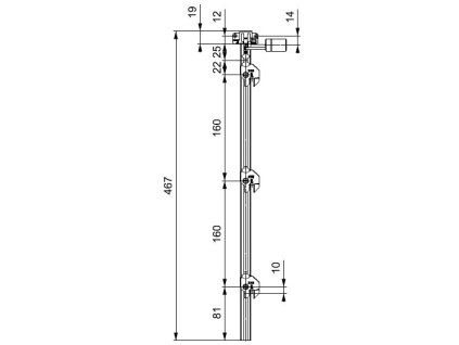LEHMANN Tyč SVS3 TYP 1 (1+3 výška 483 mm)