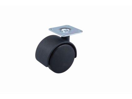 StrongCastors koliesko 50mm platnička, čierna