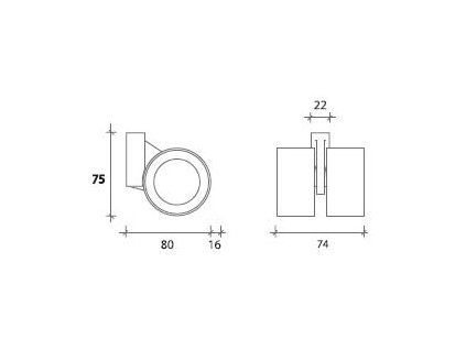 OGTM koliesko Formula 60mm hliník, guma šedá
