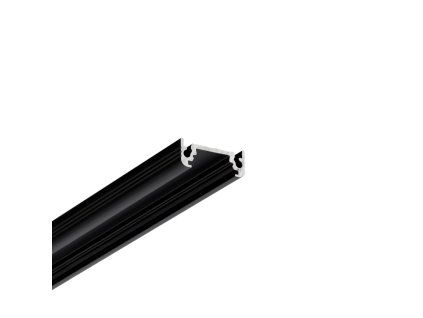StrongLumio profil LED Surface 10, 2000mm čierna elox