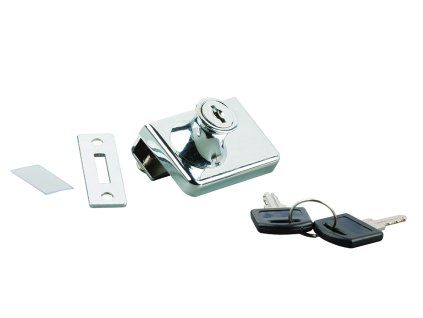 StrongLocks Zámok pre dve sklá chróm