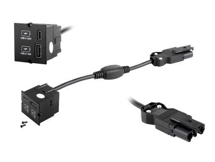 BACHMANN 917.227 modul nabíjačka USB-A a USB-C
