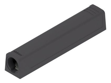 BLUM 956A1201 Tip-on adaptér, priamy, 76mm, čierna CS