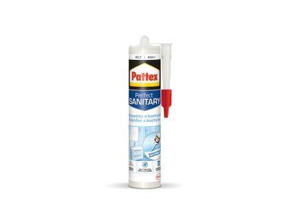 PATTEX SILIKON SANIT. PREMIUM BIELY 280 ml