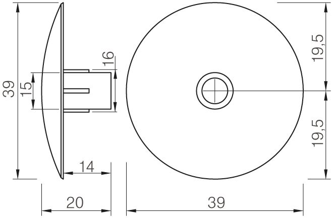 STRONG klzák narážací 464 5mm čierna