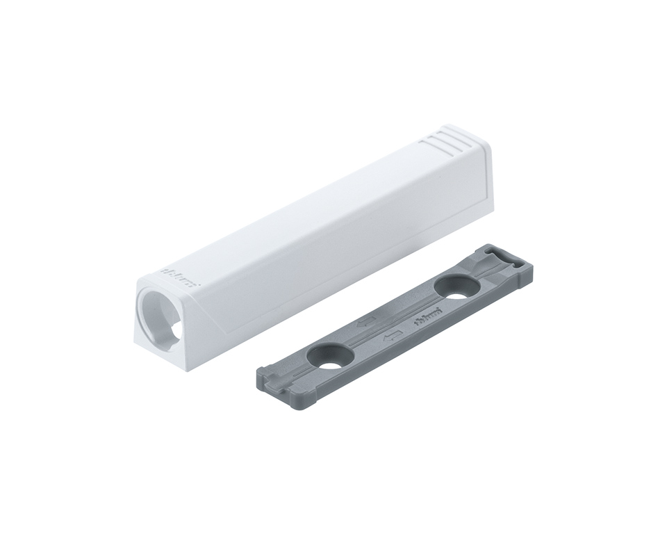 BLUM 956A1201 Tip-on adaptér,priamy,76mm,biela