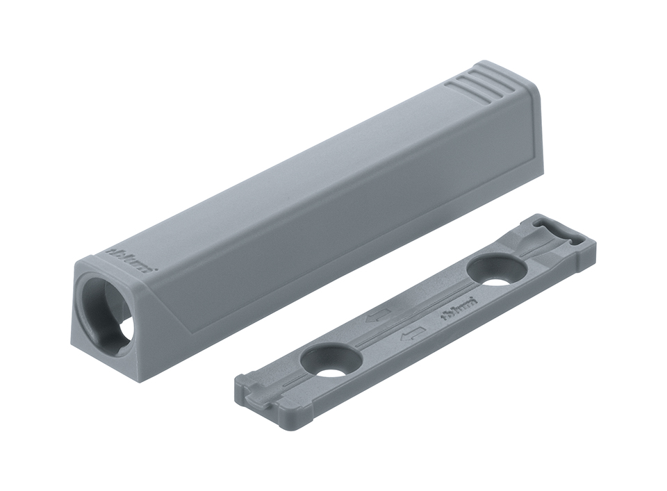 BLUM 956A1201 Tip-on adaptér,priamy,76mm,šedá