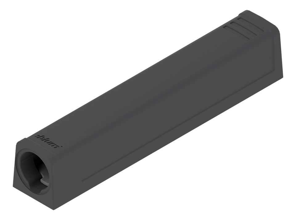 BLUM 956A1201 Tip-on adaptér, priamy, 76mm, čierna CS
