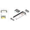 StrongLumio profil LED Wide 24, 2000 mm, strieborná elox