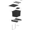 BLANCO 521470 Sorter Flexon II 50/3 1x19l + 2x8l