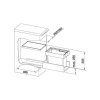 BLANCO 521542 Sorter Flexon II 30/1 1x19l