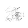 BLANCO 521475 Sorter Flexon II 90/4 3x19l + 1x16l