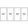 BLANCO 521475 Sorter Flexon II 90/4 3x19l + 1x16l