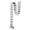 STRONG Vertikálne kabelové vedenie flexi 1260mm strieborná