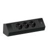 BACHMANN 932.100 Casia 2, 3x230V, čierna RAL9005 schuko
