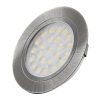 LED bodovka Oval nerez brúsený neutrálna biela