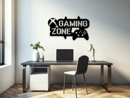 Gaming Zóna Falidekoráció (Méret 60 x 40 cm, Szín Fekete)