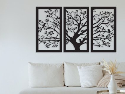 Elegancia Fa Ágrendszer (Méret 128 x 60 cm, Szín Fekete)