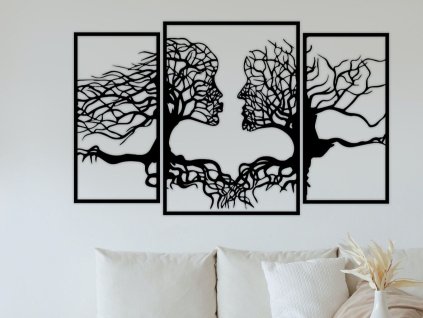 Tree of Souls Fali Dekoráció (Méret 100 x 60 cm, Szín Fekete)