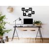 Kreatív Szoftver Ikon Falidísz (Méret 50 x 40 cm, Szín Fekete)
