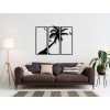 Pálma Silhouette Fali Dekor (Méret 100 x 60 cm, Szín Fekete)
